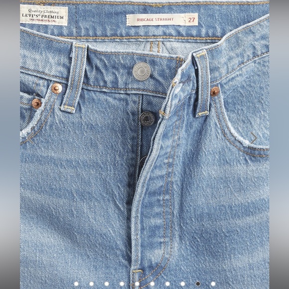 Levi's Ribcage Straight Full Length Women’s Jeans - Picture 12 of 12